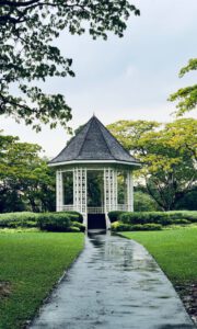 white gazebo